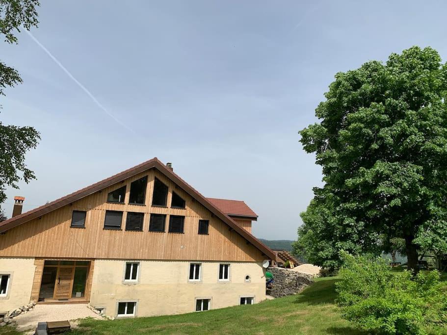 Ancienne Ferme Comtoise 4 Etoiles, 11 Personnes Lac St-Point/Mont D'Or Montperreux Dış mekan fotoğraf